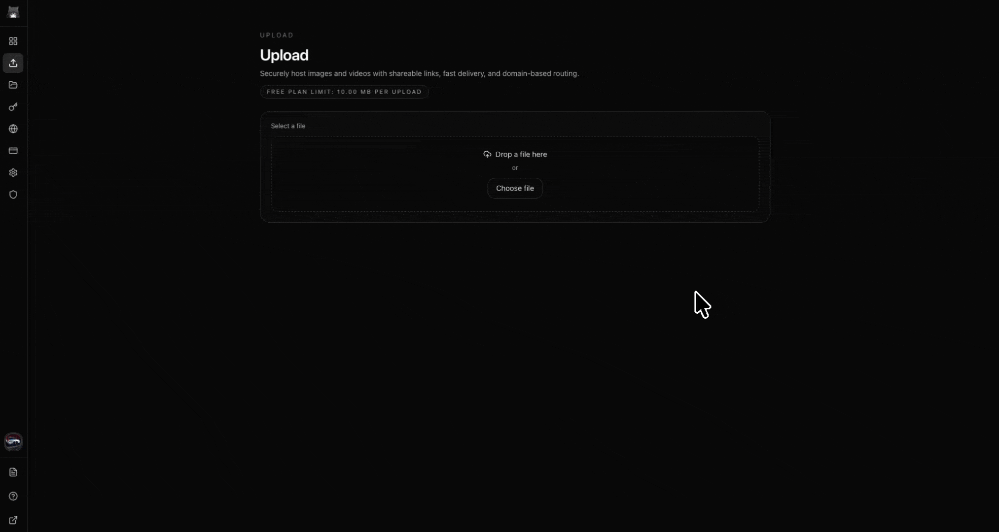 Yumi upload and share demo